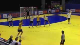 EYOF2013 HANDBALL (B) SWE-BLR BEST GOALS