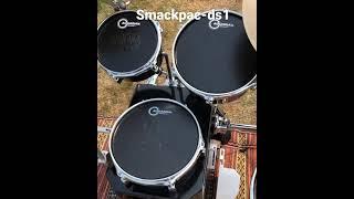 Black sparkle compact drum kit