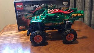 Lego Technic (42149) Monster Jam Dragon Construction Timelapse