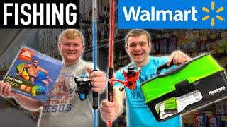 1v1 Budget Walmart Fishing Challenge! (Winner Takes All)