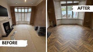 How to Install Herringbone Laminate Flooring -Step-by-Step Guide!