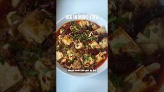 vegan mapo tofu with the numbing heat from Sichuan peppercorns! Also one of my fav tofu recipes ️