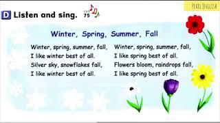 WINTER,SUMMER,SPRING,FALL(LET'S GO 4 UNIT 4)