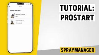 SprayManager Tutorial: ProStart | WAGNER Handwerker App