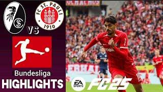 SC Freiburg vs FC ST.PAULI 5.Spieltag Bundesliga Highlights