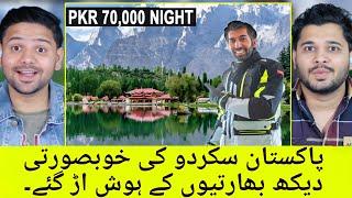 Indian Reaction On Most Beautiful And Expensive Hotel In Skardu | Skardu Motorcycle Tour.