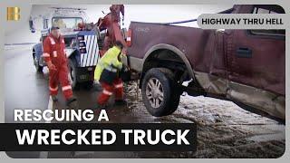 Icy Truck Wreck - Highway Thru Hell - S03 EP13 - Reality Drama