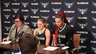 Dallas Wings Post Game Press Conference (09/01/24) #wnba #dallaswings #sports