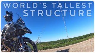 WORLD'S TALLEST STRUCTURE!!!! | KVLY-TV Mast N.D. | MN - UT Motorcycle Trip Pt. 1 | BMW R1200GSA