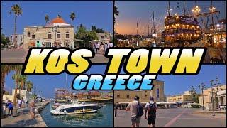 KOS Town | Day & Night | - Kos Greece (4k)