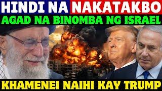 WINASAK NA NG TODO NG ISRAEL, KALABAN HINDI NA NAKATAKBO, KHAMENEI NAIHI SA TAKOT KAY DONALD TRUMP