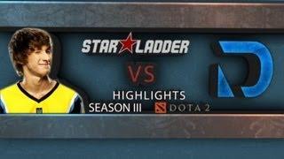 Dendi Pudge vs Darer @ StarLadder S3 Highlights