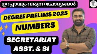 SURE SHOT QUESTIONS SECRETARIAT ASSISTANT  DEGREE PRELIMS & MAINS 2025  SI  NUMBERS 