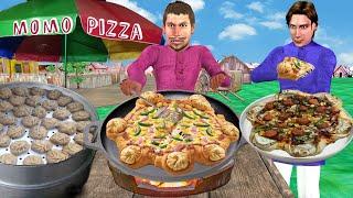 Momos Pizza Street Food Hindi Kahani Village Pizza Momos Hindi Moral Stories Funny Comedy Video 2023