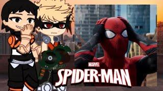 Class 1A React to Peter Parker / Spider-Man as a Transferee Student|| MHA || Gacha React