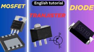 WHAT'S  MOSFET.DIODE& TRANSISTOR.WORKING IN ELECTRONIC CIRCUIT & cellphone repair.Deep explanation