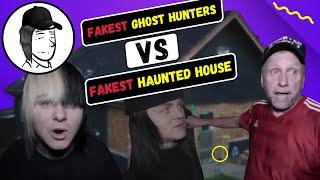 Twin Paranormal hit a new low - Acting scared in a debunked fake 'haunted' house // Scam Alert 