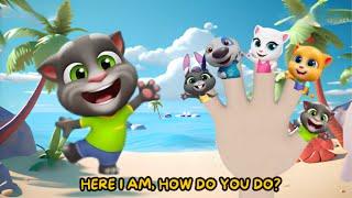 TALKING TOM FINGER FAMILY  Nursery Rhymes & Kids Songs