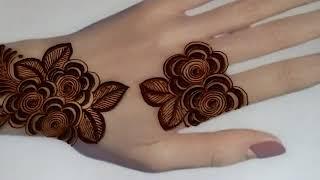 Back Hand Bold Mehndi Designs For Begginer ll Simple & Stylish Mehndi Designs For Back Hand l New