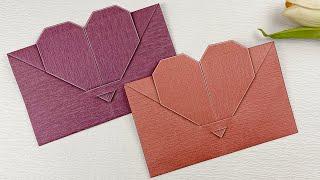 Origami Envelope | Origami Heart Envelope—Tutorial