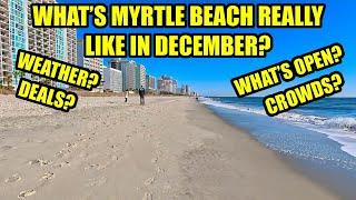 What's Myrtle Beach REALLY Like in DECEMBER? Crowds? What's Open? Events? Weather?