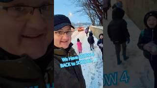 We have SNOW!!️| Back to school | Monday motivation