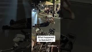 Mario Balotelli spotted drunkenly falling over 