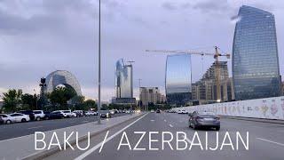 Baku driving tour / from Khatai to Bayil and Old City / MAY 2024