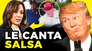 Donald TRUMP le CANTA SALSA a Kamala HARRIS para ganar VOTO LATINO | Salserísimo News