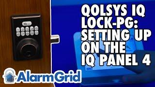 Qolsys IQ Lock-PG: Setting Up on IQ4 Panel