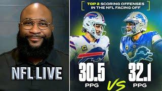 NFL LIVE | Marcus Spears: Josh Allen will prove he's MVP by lead Bills will beat Lions Sunday