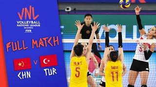 China  Turkey - Full Match | Women’s Volleyball Nations League 2019