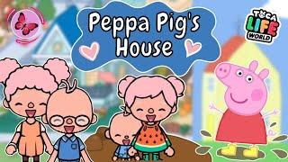 PEPPA PIG  HOUSE  MAKEOVER + ROLEPLAY in Toca Life World | Toca Boca House Ideas | TOCA GIRLZ