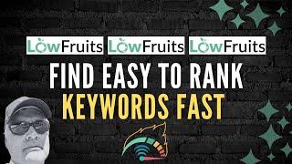 LowFruits Keyword Research: Find low competition keywords tutorial / demo