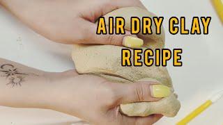 air dry clay recipe - The easiest recipe for air dry clay | خمیر هوا خشک