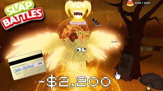 $2,200 To Offer Jack's Grave 1000 Souls KILLSTREAK | Slap Battles Roblox