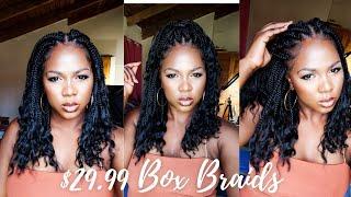 Only $29.99 Goddess Boho Box Braids in Mins!!! Crochet Hair| GIVEAWAY CLOSED || Flotighair/ Leonyeri