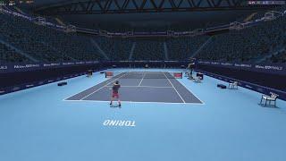 Carlos Alcaraz VS Casper Ruud | ATP Finals | Full Ace Tennis Simulator | CPU vs CPU | Gameplay