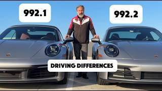 Driving the Porsche 911 992.1 and .2 back to back.