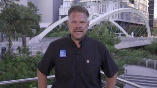 The Weather Channel: Justin Michaels from Austin, TX on heat, power supply