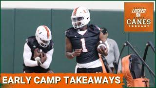 Miami Hurricanes Early Takeaways And Trends From Training Camp | Gators Injury | Conference Changes