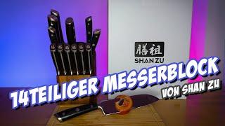 unboxing 14teiliges Messerset Classic Serie von Shan Zu