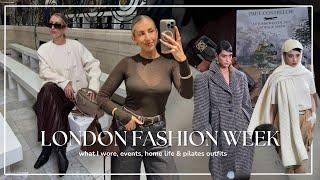 LONDON FASHION WEEK, HOME LIFE & PILATES OUTFITS| Katie Peake