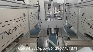 Paper cup packing machine and cartoning machine