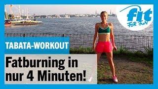 TABATA-Workout in 4 Min: Fatburning garantiert 