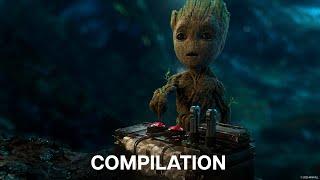 Groot Saying "I Am Groot" for 4.5 Minutes Straight | Compilation (4K)