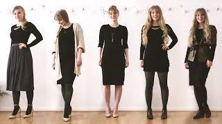 6 Ways to Wear a LBD | Wear the same dress to all your Holiday Parties