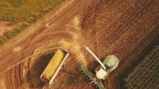 Salm's Custom Harvesting - dealing with the mud