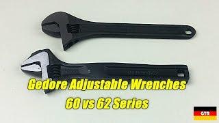 Gedore Adjustable Wrenches:  60 vs 62 Series