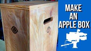 Custom Apple Box for a Hollywood Camera Operator